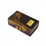 Luxury Black Perfume Packaging Box With Paperboard for sale