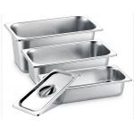 1/3 Stainless Steel Gastronorm Pan Ice Cream Buffet Container for sale