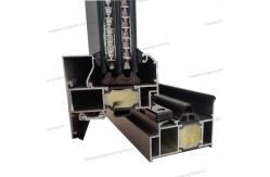 China Sliding Casement Broken Bridge Aluminum Windows Alloy High Impact Resistant supplier