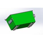 1.5m Open Top Waste Skip Bins Stackable Waste Management Skip Bins