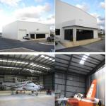 Lightweight Steel Structure Hangar Fireproof Large Span Metal Aircraft Hangars for sale