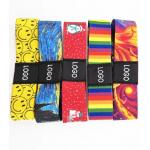 Eco Friendly Colorful Fashion NFC RFID Cloth Wristbands Adjustable for sale