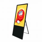 Windows 10 LCD Digital Signage Kiosk / Full HD Portable Digital Signage for sale