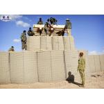 Brown Military Hesco Barrier Sand Wall , Gabion Baskets Retaining Wall for sale