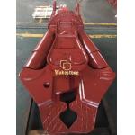 Excavator hydraulic shears for crushing and secondary demolition