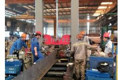 China Steel Structure H Beam Assembling Machine 500-800mm/min Beam Fabrication supplier