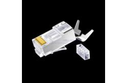 China CAT7 FTP 8P8C FTC 145 RJ45 Connector Plug Fix Tail Clamp supplier