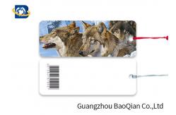 China 0.6mm PET 3D Lenticular Bookmark Customized Double Sides CMYK Printing supplier