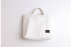 China Customized Size Natural Canvas Zippered Tote Bag For Promotional Activities supplier