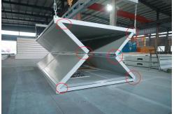 China Modular Fold Up House Sandwich Panel Fireproof Foldable Expanding Cabin supplier