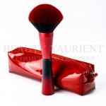 Customizable Big Fluffy Powder Brush With Spray Gradient Ramp Plastic Handle for sale