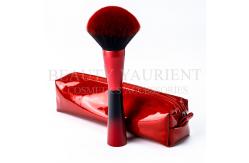 China Customizable Big Fluffy Powder Brush With Spray Gradient Ramp Plastic Handle supplier