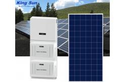 China 10KW 220V On Grid Off Grid Hybrid Solar System , Hybrid Solar Battery System supplier