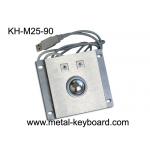 Rugged Industrial Trackball Mouse , IP65 Waterproof 25MM Metal Laser Trackball for sale