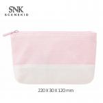 Portable Small Shell Shape Canvas Zipper Cosmetic Bags