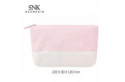 China Portable Small Shell Shape Canvas Zipper Cosmetic Bags supplier