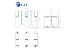 China Intelligent Access Control Turnstile Gate RFID Automatic Anti Collision 510YX supplier