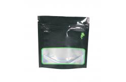 China 28g Stand Up Pouch With Window For Weed Flower Custom Packaging supplier