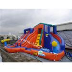 inflatable water slide pool , jumping castles inflatable water slide for sale