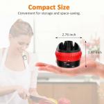 Mini Kitchen Knife Sharpener Customized Logo Lightweight With Suction Pad