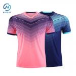 Custom Blue Green Gradient Football Jersey Set - Quick-Dry Polyester for sale