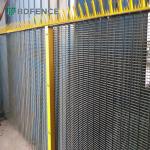Galvanized Clearvu High Security 358 Anti Climb Fence Plastic Coated Metal Prison Mesh Clear Vu View Fence No Climb for sale