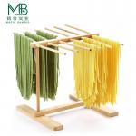 Bamboo Pasta Drying Rack With Transfer Rod For Restaurants for sale