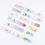 Personalised Magnetic Bookmark Clips Flowers Plants For Teachers Students for sale