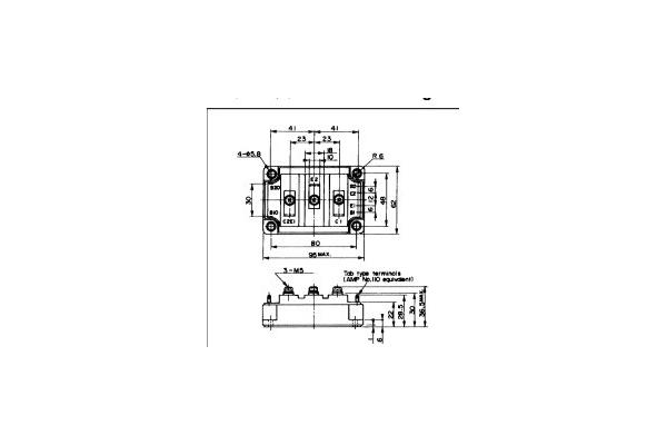 IGBT Power Module 2DI100D-100 POWER TRANSISTOR MODULE FUJITSU IGBT Power Module