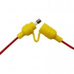 5x20mm Yellow Molded Cartridge Fuse Holder 1-20A 250V 600V For New Energy for sale