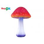 190T Nylon Cloth 4m Air Blown Mushroom Inflatable Lighting Decoration Advertising Model for sale