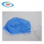Customized Spunlace Nonwoven Surgical Doctor Cap Hat Skin Friendly for sale