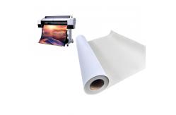 China Waterproof Matte Inkjet Polyester Canvas Roll for Pigment Dye Ink Print supplier