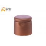 Round Plastic Flip Top Caps , Plastic Bottle Cap Dispenser 24/410 28/410 SR204C for sale