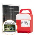 House Portable Solar Work Warning Light Floodlight All In One System Kit With Data Cable for sale