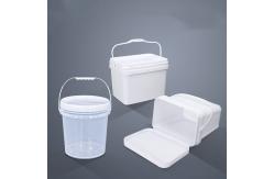 China Professional Rectangle Airtight Bucket With Handle Lids 3.5L 5L 6L 20L Capacity supplier