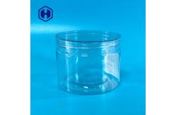 China Bpa Free Biscuits Plastic Clear Plastic Cans With Screw Lids supplier