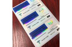 China Adhesive 10ml Vial Labels Custom Label Stickers Packaging For Injection  Vials supplier