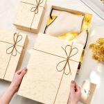Recycled Paper Lid and Base Box Apparel And Shoes Cardboard Packaging Gift Box