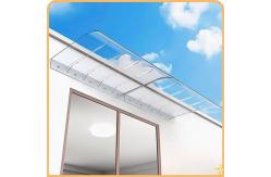 China Invisible Polycarbonate Window Awning Invisible DIY PC Canopy Transparent Durable Design supplier