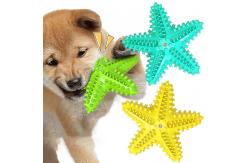 China Pet Starfish Squeaky Toy Teeth Cleaning Bite Resistant Dog Toy supplier