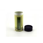 Delicate Cylinder Paper Tube Packaging with Clear PVC Window for Product Displaying for sale