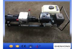 China Steel Gas Engine Powered Winch 1 Ton With Axle Bar Driven Tranmission supplier