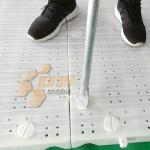 Outdoor Non Slip Wedding Party Walkway Plastic Floor Tiles Temporary Event Portable Interlock Deck Flooring for sale