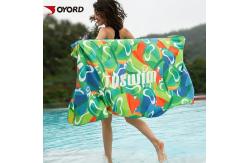 China Bath Sublimated Beach Towels Shrink Resistant Portable Overlock Durable supplier