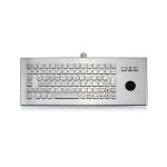 Water Resistant Keyboard Stainless Steel Rugged Wired Operation For Desktop for sale