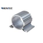 Silver Anodized Industrial Profile Systems Aluminium Cylinder Shell / Aluminum Heat Sink for sale