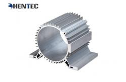 China Silver Anodized Industrial Profile Systems Aluminium Cylinder Shell / Aluminum Heat Sink supplier