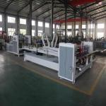 PLC Corrugated Carton Box Machine 180m Per Min Auto Folder Gluing Machine for sale
