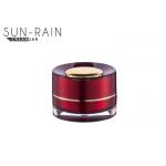 PMMA Red cream jar custom empty container jars PP inner bottle SR-2368